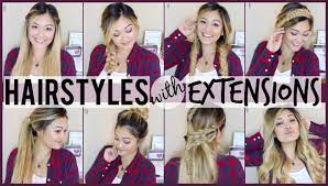 8 Easy Hairstyles To Do With Hair Extensions Easy Hairstyles Long Hair Extensions Long Hair Styles