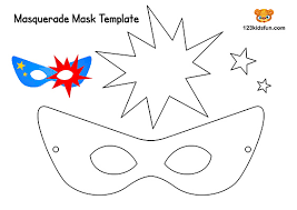 Superhero play is a fun way to encourage your children to use their imaginations. Free Printable Masquerade Masks Template 123 Kids Fun Apps