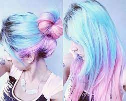 Colorful Hair Cotton Candy Hair Harajuku Hair Hair Color Pastel
