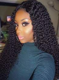 Deep Curly Hair Unprocessed Brazilian Human Hair 3 Bundles With Closure Front Lace Wigs Human Hair Deep Wave Hairstyles Short Hair Wigs