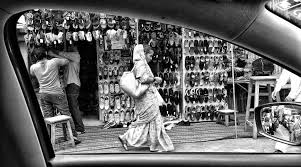 Street scene, Bombay, India. Photograph ...