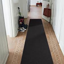 Bei teppich.com können sie moderne perserteppiche, moderne patchwork teppiche sowie moderne ziegler teppiche günstig online kaufen. Moderne Laufer Schwarz Teppich Korridor Flur Diele Breite 50 60 70 Cm Teppiche Ebay