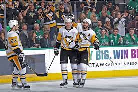 March 23 2019 At Dallas Jared Mccann Scored Twice Including An Amazing Spin O Rama Goal To Help The Pittsburgh Penguins Pittsburgh American Airlines Center