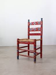 Antique Mexican Folk Art Chair Rush Seat Chair Etsy Art Chair Mexican Folk Art Antiques