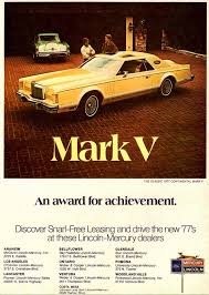 1977 Lincoln Continental Mark V Ad Autos Automoviles Coches