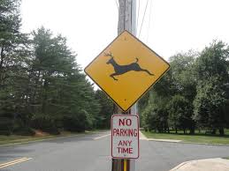 No Crossing Sign for Bambi on Milky Way Road | Waukesha, WI Patch