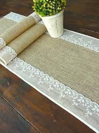 Burlap Lace Table Runner Lace Table Runners Table Runners Wedding Burlap Table Runners