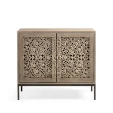Mandara 2 Door Cabinet In Jepara Natural Bar Storage Cabinet Furniture Cabinet