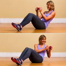 It's an ab workout that'll shred your midsection. Seated Russian Twist Popsugar Fitness