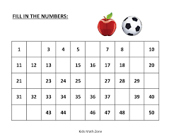 Fill In Missing Numbers 1 To 50 10 Printable Worksheets Etsy In 2020 Alphabet Worksheets Preschool Kids Math Worksheets Worksheets For Kids