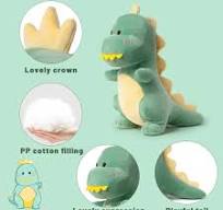 Amazon.com: Adorlynetty Cute Stuffed Dinosaur Plush, 12" Soft Dino Plushie Toys for Boys Girls Baby Kids (Green) : Toys & Games