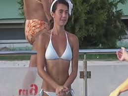 Panties, bikini, shorts) in the shape of a woman's labia, vaguely reminiscent of a camel's toes. Cameltoe Spy Voyeur Videos