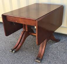 12pc mahogany duncan phyfe style dining room set with china cabinet, server, buffet, 6 chairs, table & 2 leaves. 1939 Duncan Phyfe Mahogany Drop Leaf Dining Table 345 Auction