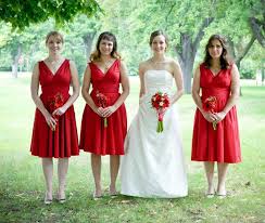 The Bridesmaids Wore The Doris Dress In Red By Trashy Diva Trashydivadorisdress Wedding Dresses Dresses Bridesmaid Dresses
