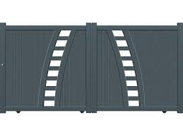 De nombreux modèles de portails de fabricants reconnus avec son vantail unique monté sur un rail de guidage, le portail coulissant est particulièrement. Portail Aluminium Coulissant Vigo 3 25m 95187