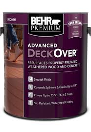 How to lay outdoor interlocking patio tiles on dirt or grass. Behr Advanced Deckover Waterproofing Coatings For Wood And Concrete Behr