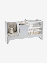 Funktionsbett Combinid Weiss Grau 1 Lit Evolutif Lit Bebe Lit Combine Bebe