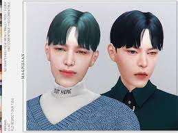 Mm S Korean Style Male Hair Found In Tsr Category Sims 3 Downloads Lilac Hair Mens Hairstyles Sims 4 Hair Male