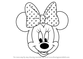 Let's draw minnie and mickey step by step. Learn How To Draw Minnie Mouse Face From Mickey Mouse Clubhouse Mickey Mouse Clubhouse Step By Step Drawing Tutorials