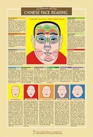 Physiognomy Chinese Face Reading Chart Chinese Face