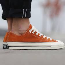 Black And Orange Converse High Tops Converse 70s Ox Orange Bitte Size 8 Idr 1 499 000 Converse Converseoriginal Converse70s 70s Converseshoes Conv Orange Converse Converse 70s Kicks Shoes