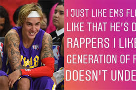 Justin Bieber Just Called Out Eminem On Instagram It was released as a single by def jam recordings on january 1, 2021.