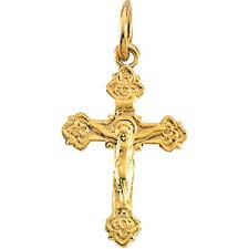 Maybe you would like to learn more about one of these? 14k Yellow Gold Childs Crucifix Pendant At Catholic Shop