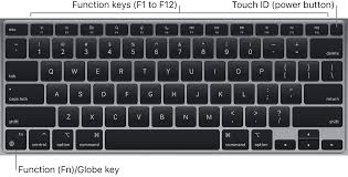 On the keyboard, press the increase brightness key or the decrease brightness key. Macbook Air Magic Keyboard With Touch Id Apple Support