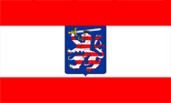 The colours red and white are based on that of the ludovingian coat of arms, showing a lion with a ninefold horizontal white and red. Hessen Darmstadt Flagge In Lexikon Und Shop