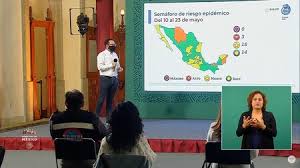 Jueves 20 de mayo de 2021. Casi La Mitad Del Pais Llega A Semaforo Verde Por Covid Mexico Acumula Ya 14 Estados En El Riesgo Minimo De Contagio