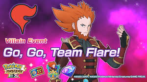 Pokémon Masters EX - The Villain Event: Go, Go, Team Flare! / 5☆ Sygna Suit  Lysandre & Volcanion - PocketMonsters.Net