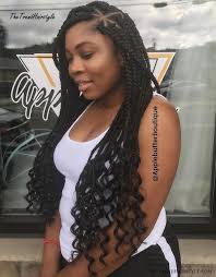 Triangle braids are your traditional box braid with a twist. Scarlet Triangle Box Braids With Wrapping Detail 20 Unrivaled Triangle Braids To Try The Trending Hairstyle