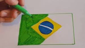 Colaboraram também na idealização e conceção da bandeira raimundo. Como Desenhar A Bandeira Do Brasil Colorindo Desenho Lindo E Facil