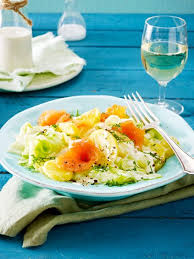 Kartoffelsalat Mit Stremellachs Gurke Und Meerrettich Joghurt Dressing Rezept Lecker Rezept Rezept Joghurtdressing Rezepte Kochen Und Geniessen