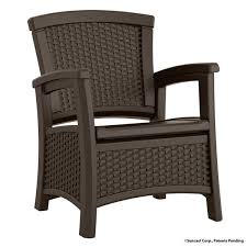 Suncast Elements Resin Outdoor Lounge Chair With Storage Bmcc1800 The Home Depot In 2020 Lounge Chair Outdoor Storage Chair Patio Storage