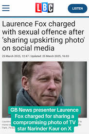 Lawrence Fox Narinder Kaur Picture