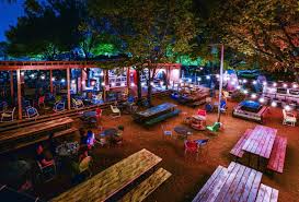 The food truck park has covered seating outdoors that allowed us to socially distance while eating. Is Jason Boso S Truck Yard A Glimpse Of The Future Food Park Food Truck Restaurant Patio