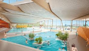 Nouveau Centre Aquatique Pour L Aggomeration Aixoise Situe A Venelles Building A Swimming Pool Water Architecture Luxury Pools