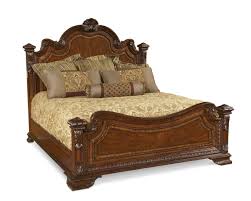 Bring a new look and feel to your bedroom with the help of daniel's home center. A R T Old World California King Estate Bed In Warm Pomegranate