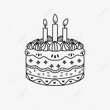 111 19 birthday birthday cake. Simple Birthday Cake With Candlelight Filling Cream Cake Clipart Black And White Birthday Cake Clipart Black And White Candle Black And White Png Transparent Clipart Image And Psd File For Free Download