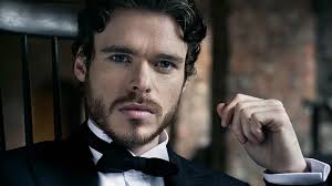 Richard Madden, black, hand, face, man, bow, actor, HD wallpaper