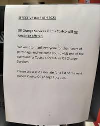 Did you know some Costco locations will no longer be doing Oil Changes as  of June 4, 2023? CME included. @markhamsuperiortireandauto This is where  I've been going for the last 3 years.