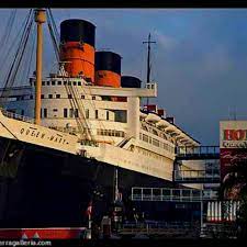 The Orginial Queen Mary Now A Hotel In Long Beach California Queen Mary Ship Long Beach California American Road Trip