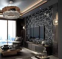 MIX3D Decorative 3D Wall Panels Star Textured PVC Wall Panels for Interior  Wall Décor 19.7"x19.7" Black Pack of 12 Tiles Cover 32 Sq. Ft