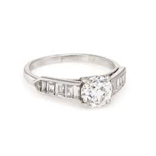 Discover the cartier engagement ring collections: Cartier Vintage Diamond Platinum Engagement Ring Sophie Jane