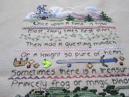 Counted embroidery patterns for children and grownups. Ohsewcrafty Stitching Hd Fairy Tale Sampler