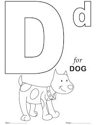 The Letter D Coloring Page Alphabet Coloring Preschool Coloring Pages Alphabet Coloring Pages
