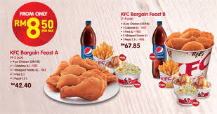 Kfc Bargain Feast Promotion In Malaysia Chicken Bucket Kfc Kfc Chicken