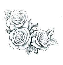 Outline queen and rose tattoos | fresh 2017 tattoos ideas. Easy Simple Rose Outline Tattoo Tattoo Design