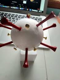 Middle School students built virus models in Physiology today with Dr. Mary  Patterson, Ahmed Alhamami, and Andros Garcia! Great job everyone! Can you  guess what it is?